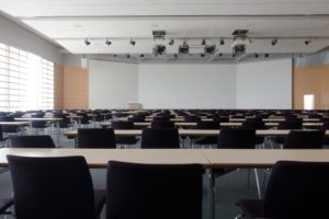 Empty meeting room